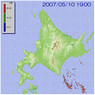発雷実況画面