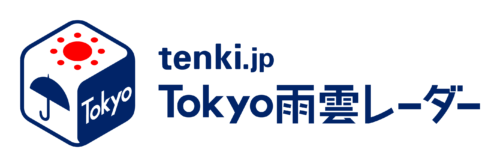 「tenki.jp　Tokyo雨雲レーダー」ロゴ