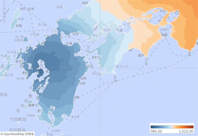 気圧APIの利用イメージ　
