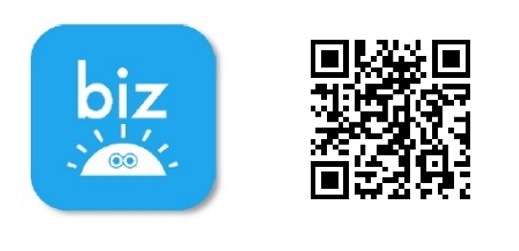 biz tenki　2次元バーコードあり