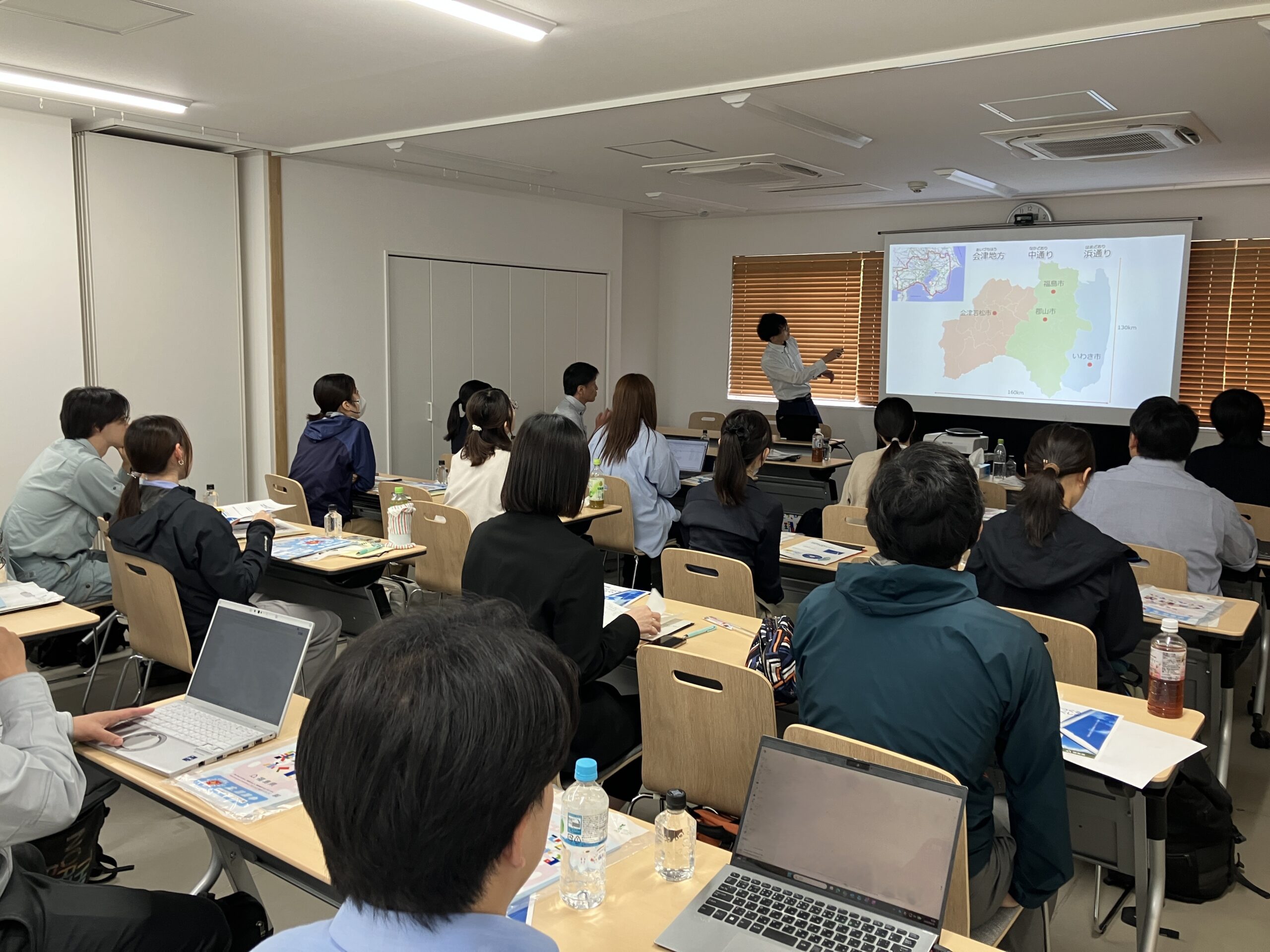 福島県の取り組みについてご紹介いただいた際の様子